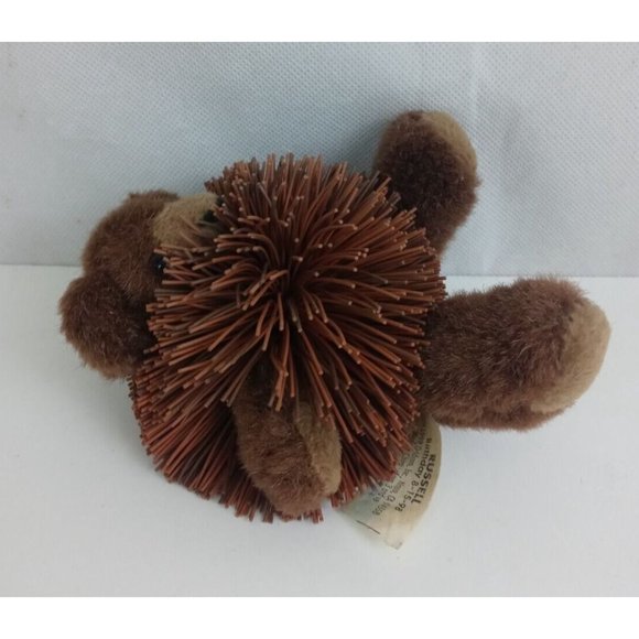 Vintage 1999 OddzOn Koosh Teddies "Russell" Teddy Bear 4" Ball Plush - Picture 2 of 6